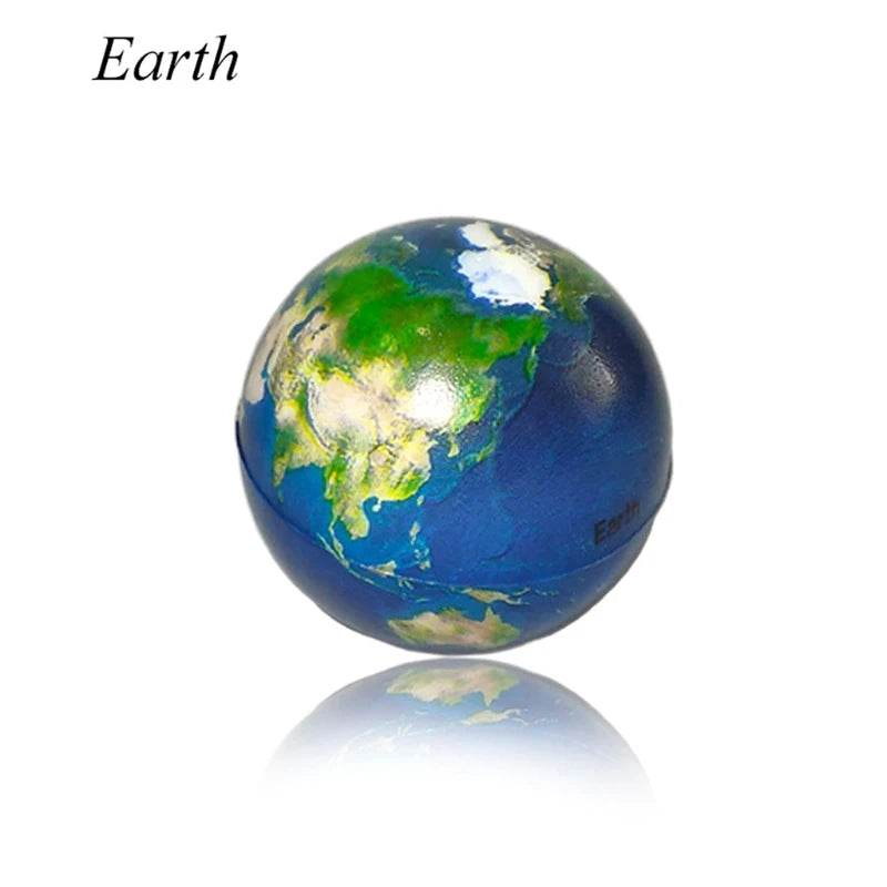 9 Pcs Solar System Planet Balls Stress Relief Educational Safe Sponge Solid Soft for Bouncy Toy Gif - ToylandEU