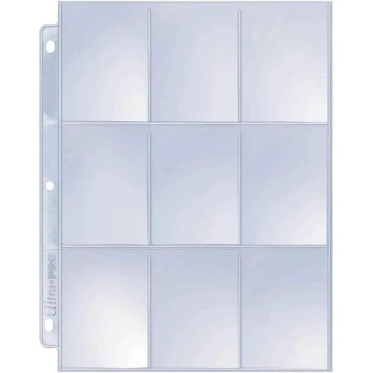  9 Pocket Silver Series Page 25 Pack Card Pages Ultra Pro -  ToylandEU™