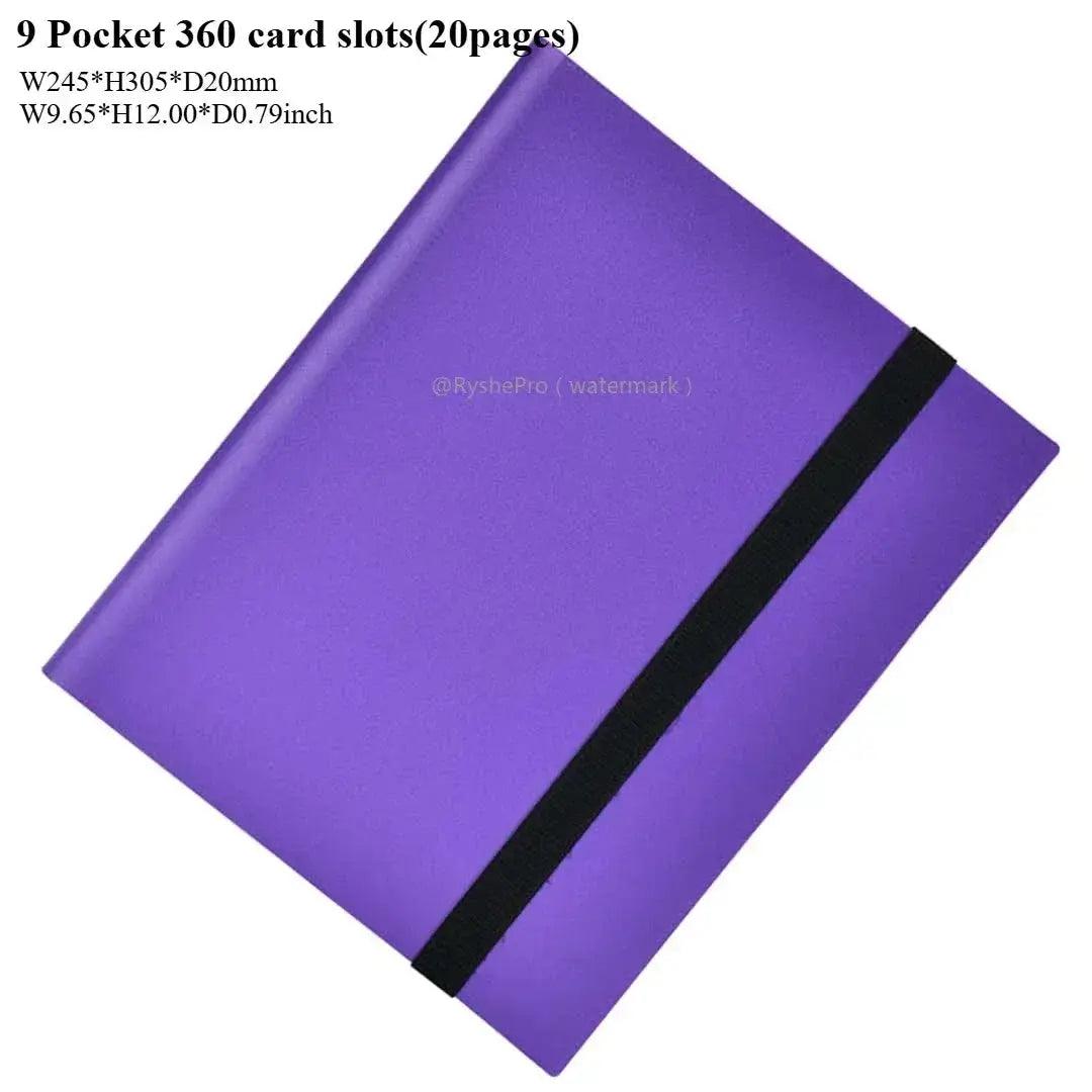  9 Pocket Trading Card Binder Side Pockets Slim -  ToylandEU™