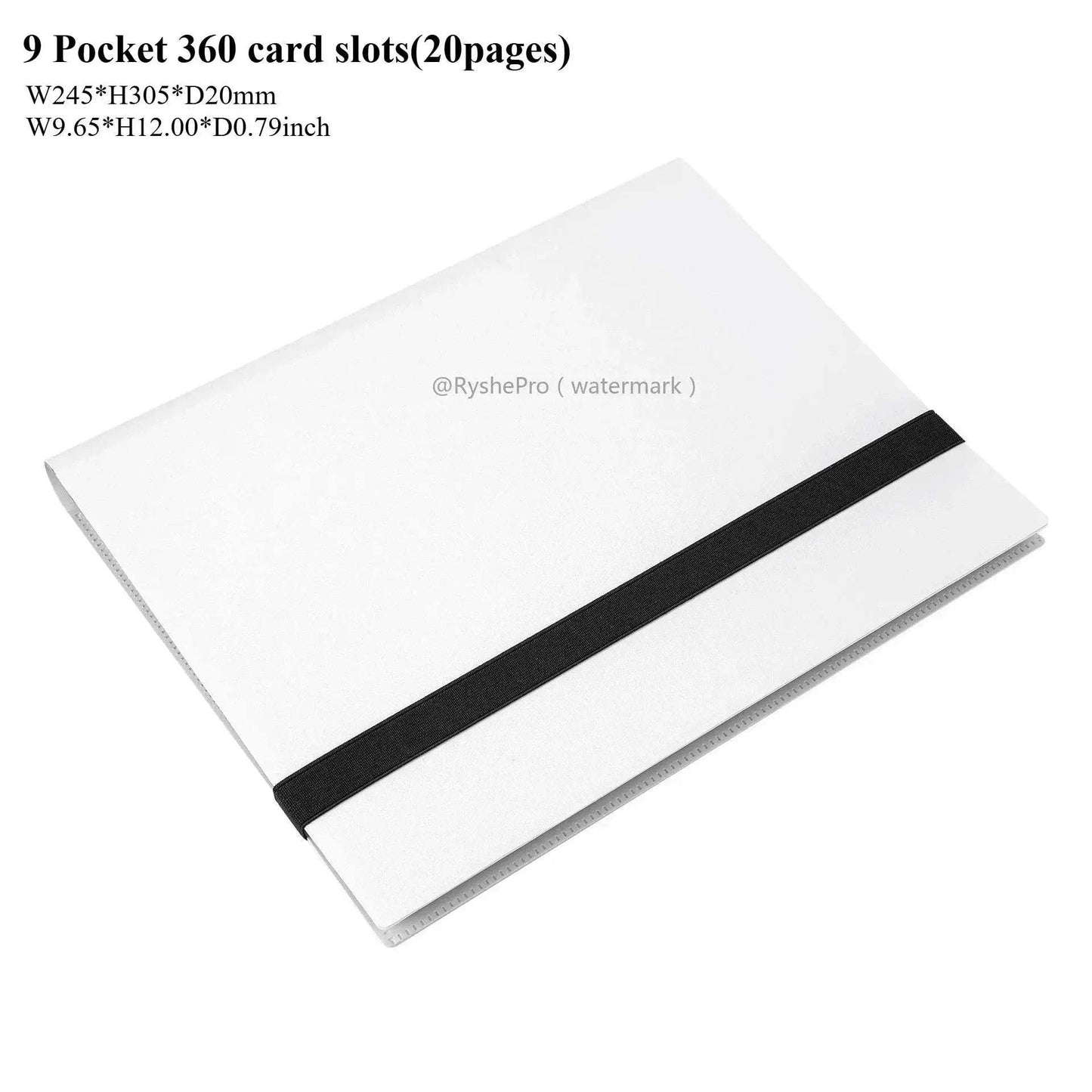 9 Pocket Trading Card Binder With Side Loading Pockets - ToylandEU