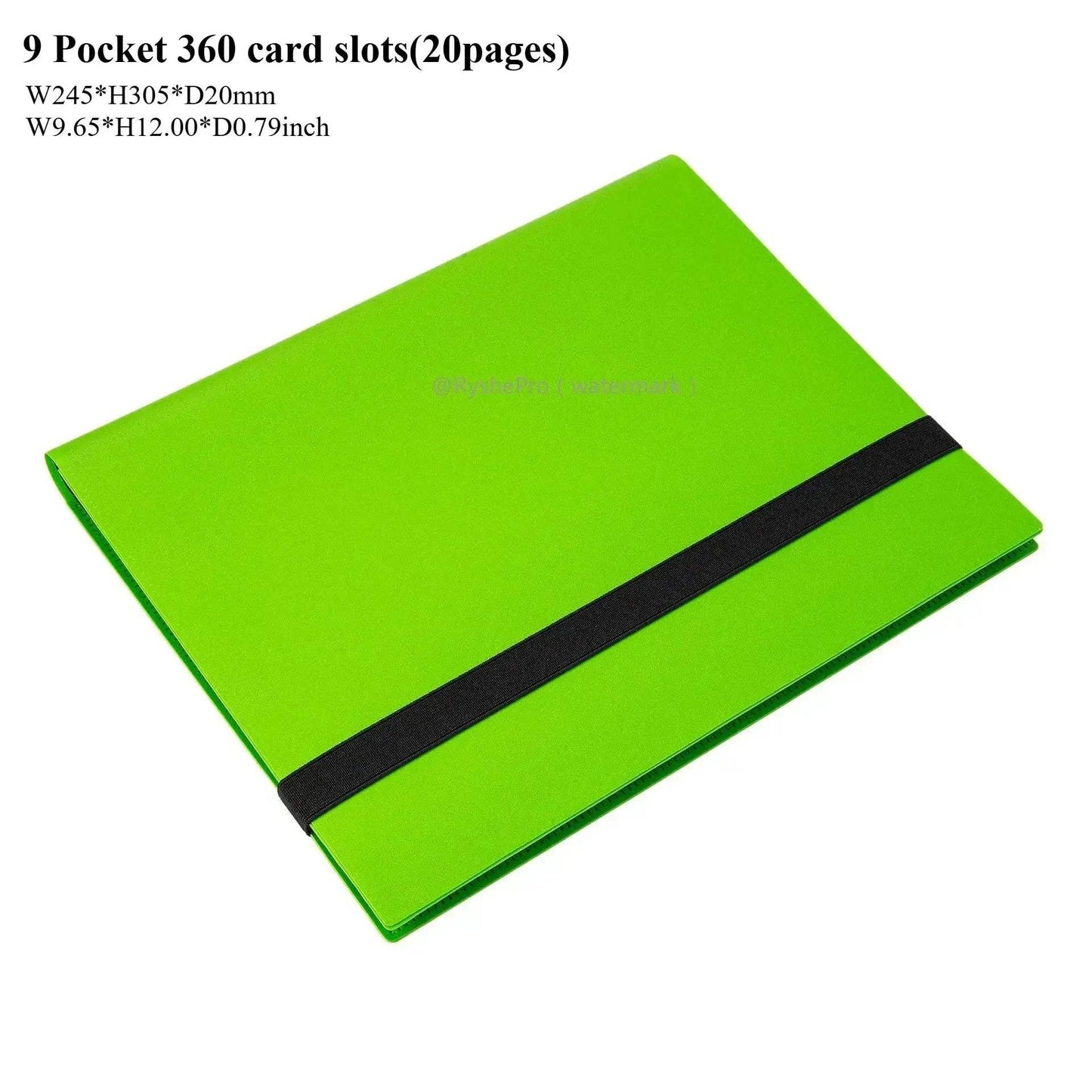 9 Pocket Trading Card Binder With Side Loading Pockets - ToylandEU