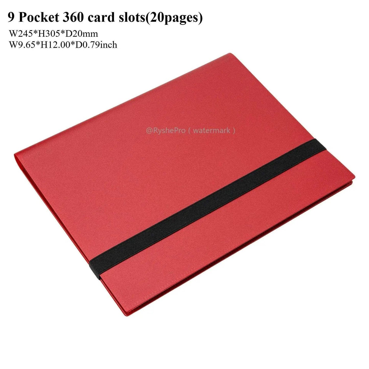 9 Pocket Trading Card Binder With Side Loading Pockets - ToylandEU