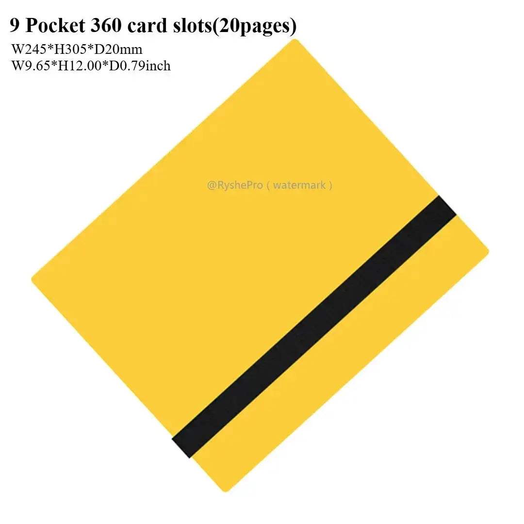 9 Pocket Trading Card Binder With Side Loading Pockets - ToylandEU
