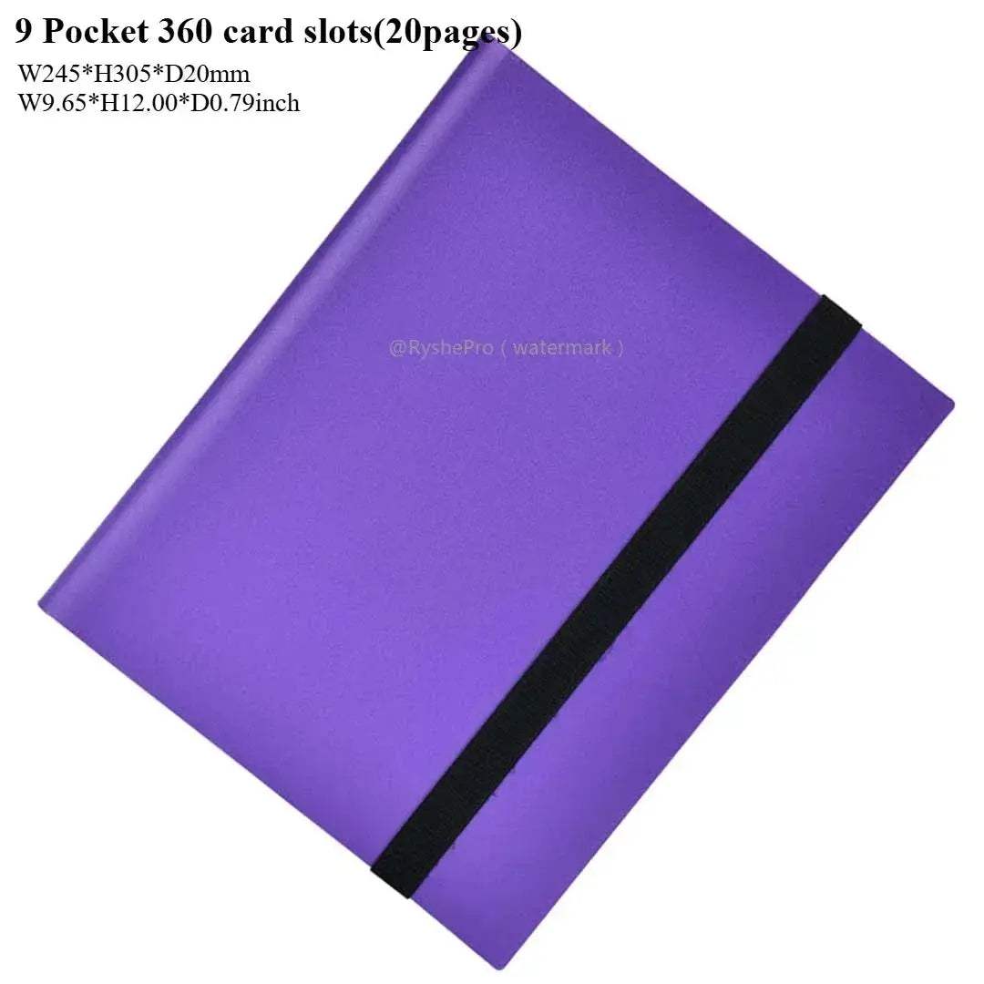 9 Pocket Trading Card Binder With Side Loading Pockets - ToylandEU