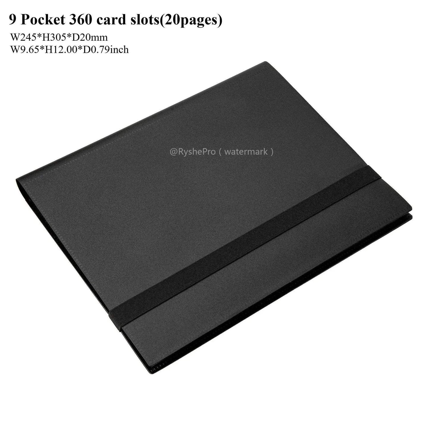 9 Pocket Trading Card Binder With Side Loading Pockets - ToylandEU