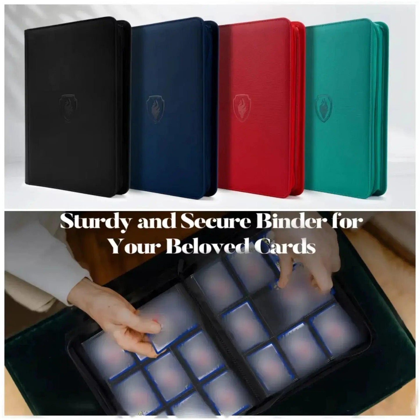  9 Pocket Zipper Card Binder For Trading Cards PU -  ToylandEU™