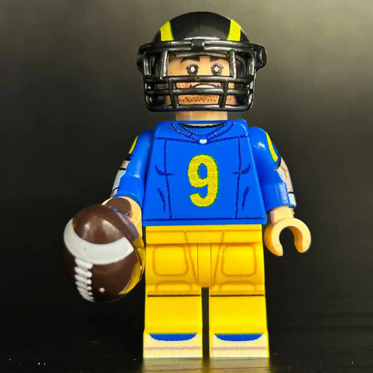#9 QB LA Football Player Minifig - ToylandEU