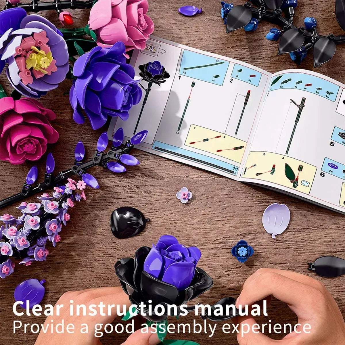 9-in-1 Bouquet Building Blocks Educational Toy Set - ToylandEU