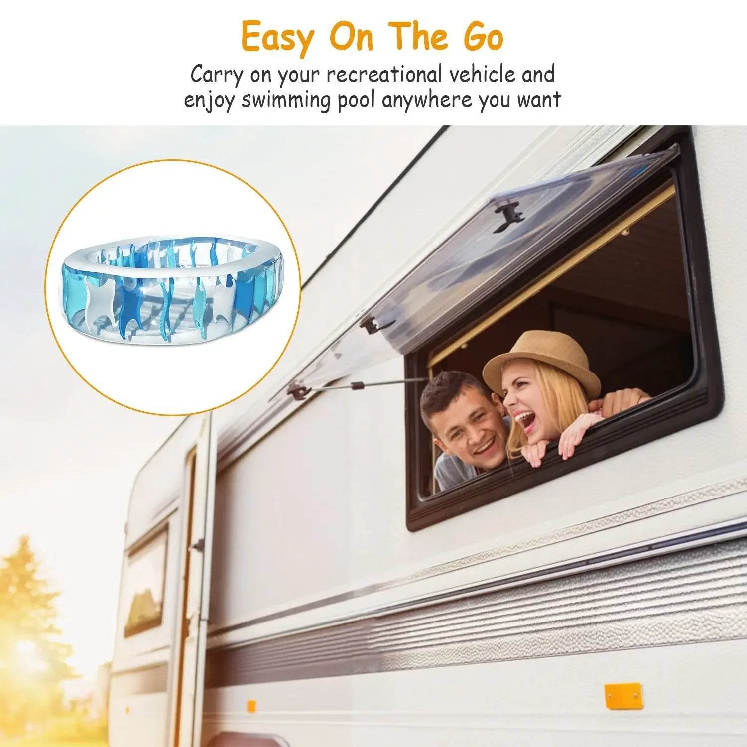 90×60×20In Inflatable Swimming Pool For Kids Family Fun - ToylandEU