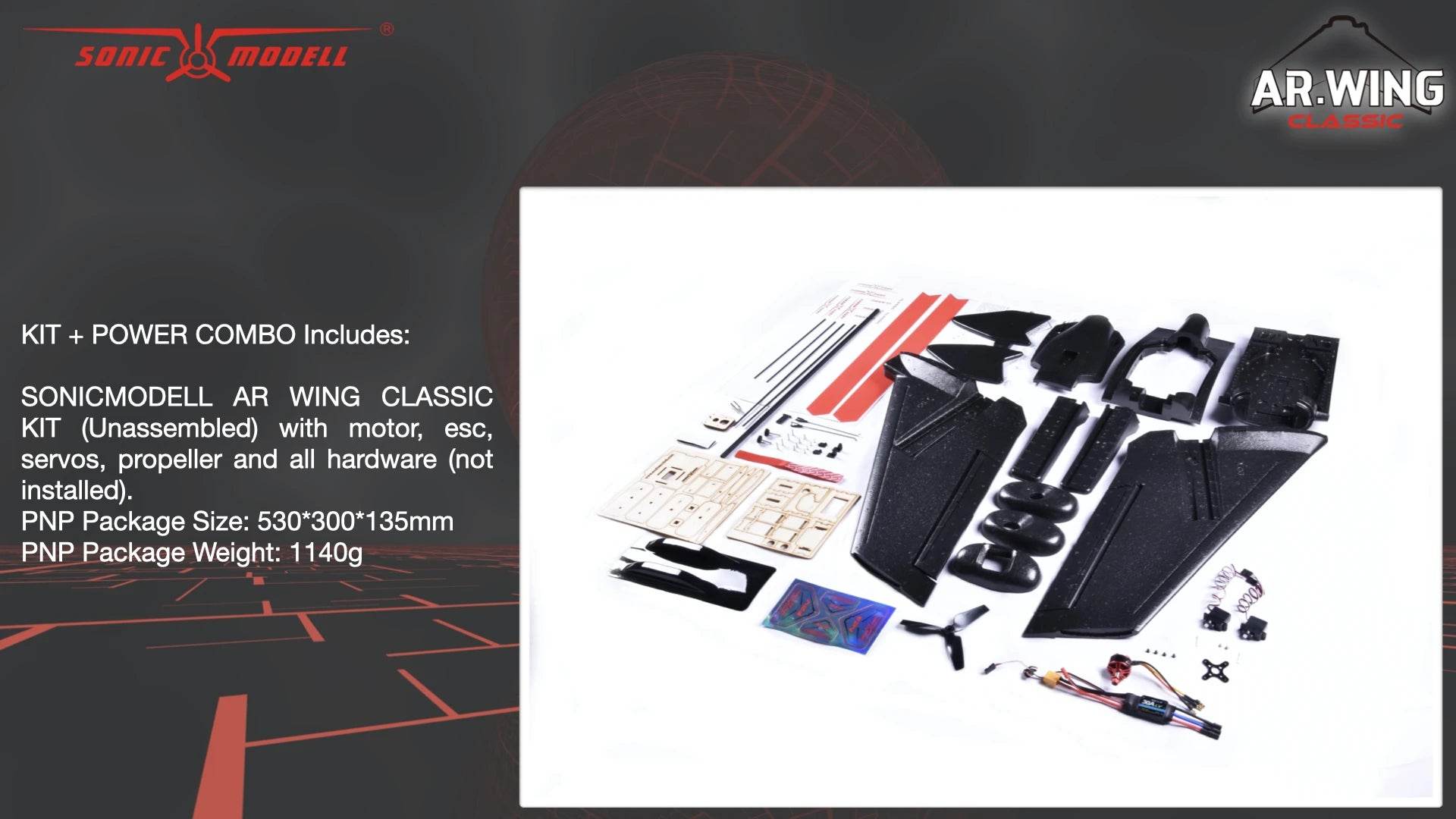 900mm Wingspan Sonicmodell AR WING CLASSIC EPP FPV RC Airplane KIT PNP - ToylandEU