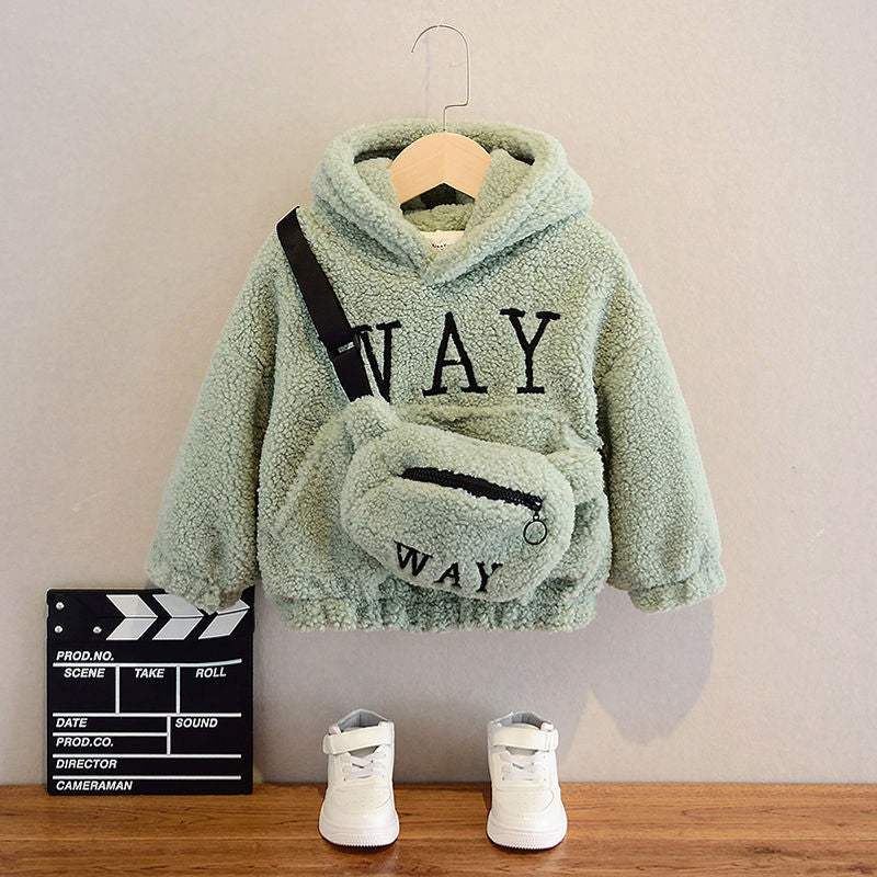 Kids' Fleece Jacket With Hat | Cashmere | Baby & Children's Outerwear