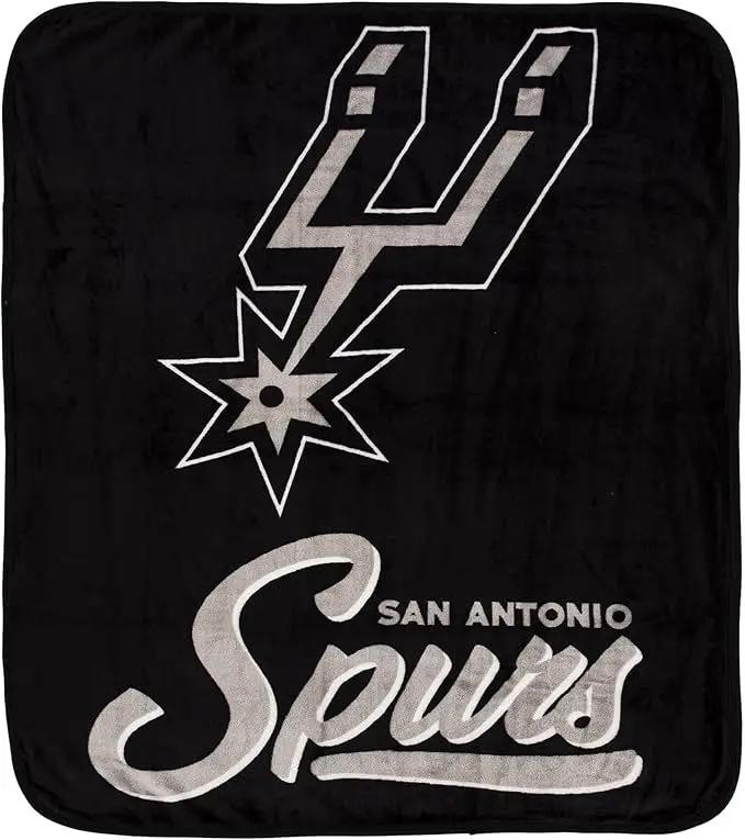 San Antonio Spurs Blanket 50x60 Raschel Signature Design