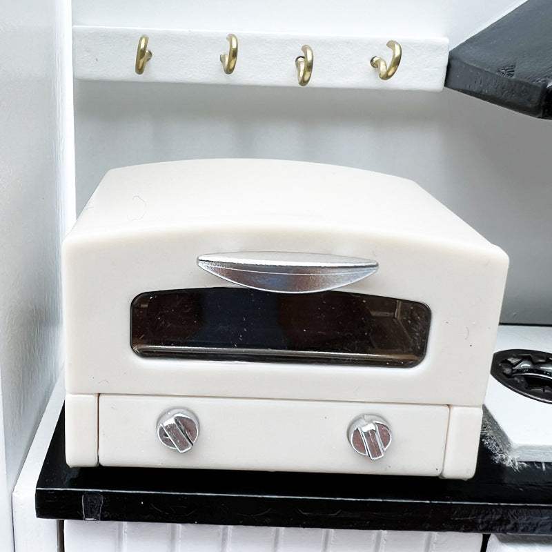 1:12 Dollhouse Mini Oven And Coffee Machine | Plastic | Ages 36-60