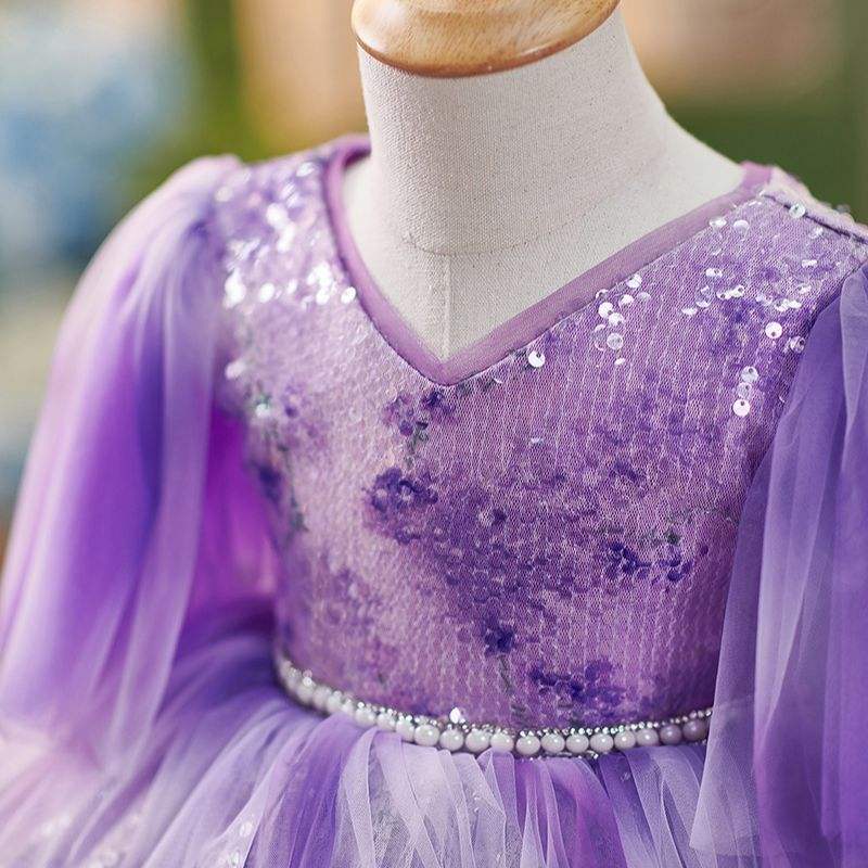Girls' Princess Pettiskirt Dress | Purple