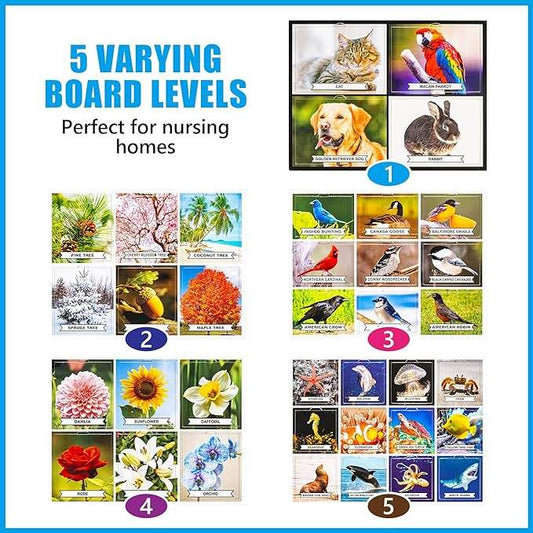 Matching Game Activity Board | Therapist Approved | Cognitive Play | Senior Care