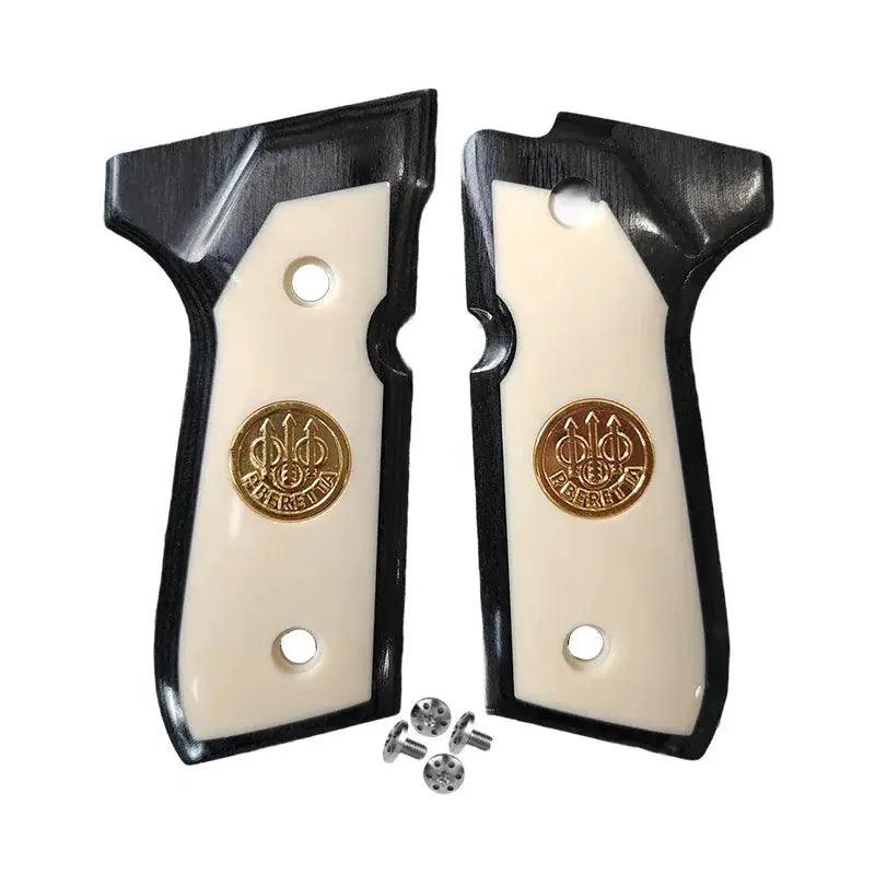  92 FS Grips Bonded Ivory Inlay Premium Gold Medallion -  ToylandEU™