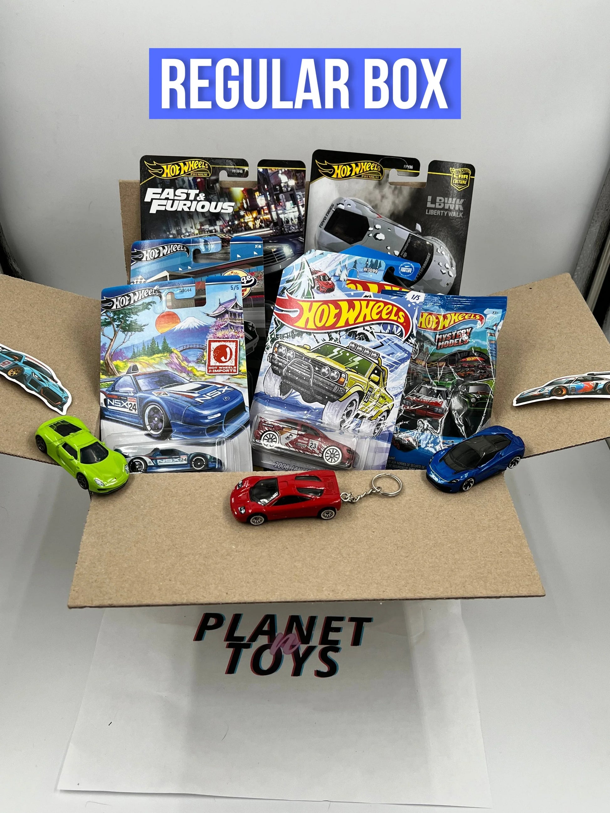 Planet n Toys Diecast Box 1:64 Assorted Collectible Hotwheels/Matchbox - ToylandEU
