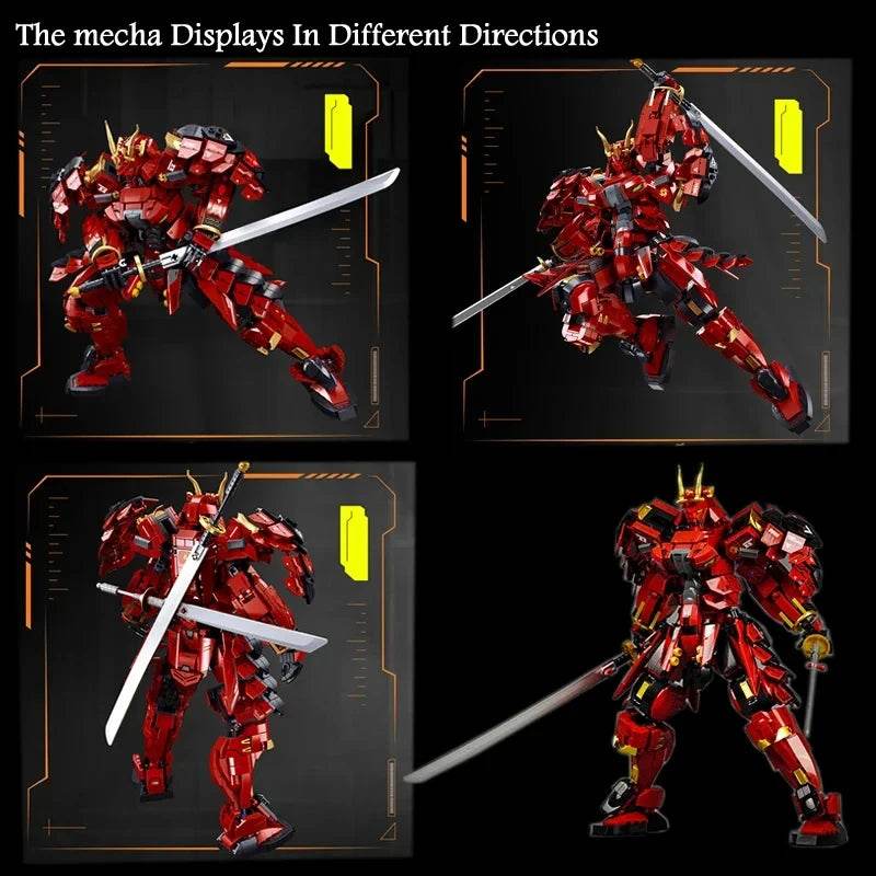 923PCS Flame War Warrior Mecha Building Blocks Model Toys - ToylandEU