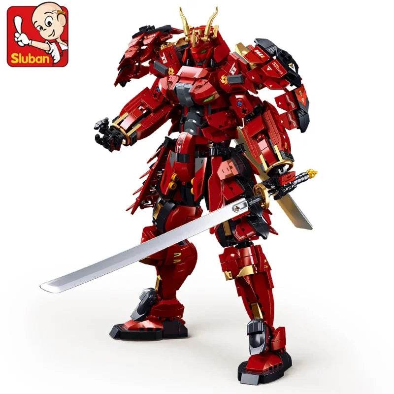 923PCS Flame War Warrior Mecha Building Blocks Model Toys - ToylandEU