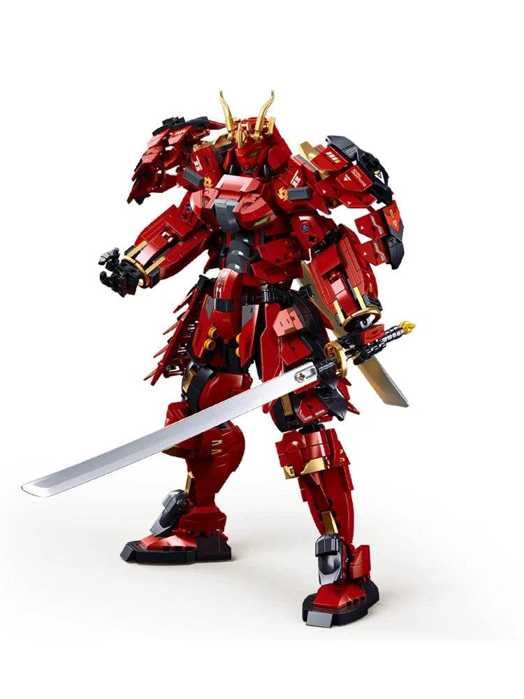 923PCS Flame War Warrior Mecha Building Blocks Model Toys - ToylandEU