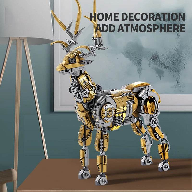 924PCS Mechanical Elk Building Blocks Creative Animal Robot Model - ToylandEU