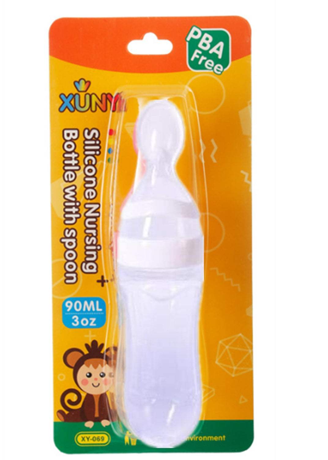 Silicone Baby Bottle | Wide Mouth Nipple, 9 Oz