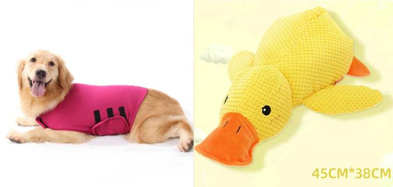 Plush Goose Dog Chew Toy | Bite-Resistant Molars