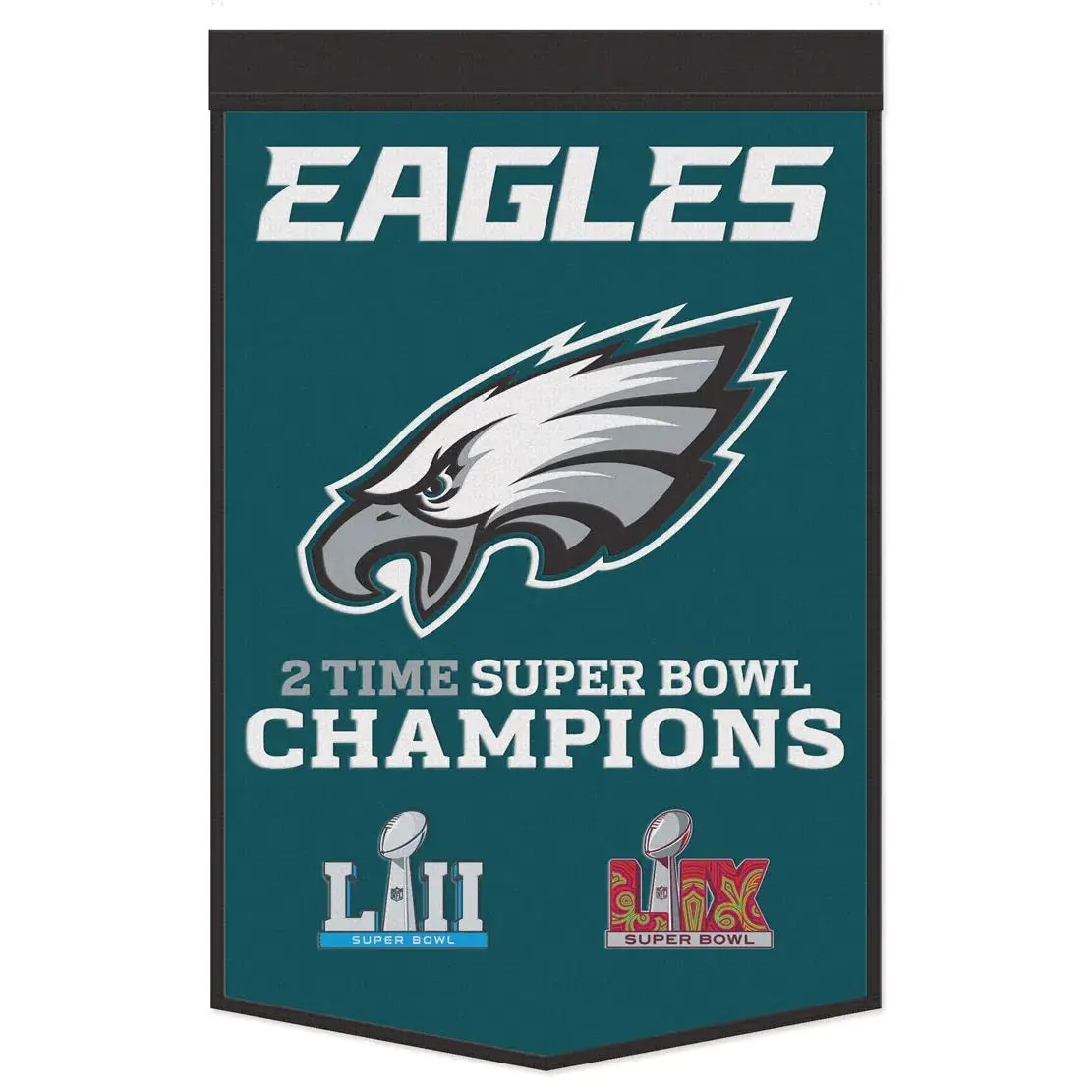 Philadelphia Eagles Banner Wool 24x38 Dynasty Champ Design
