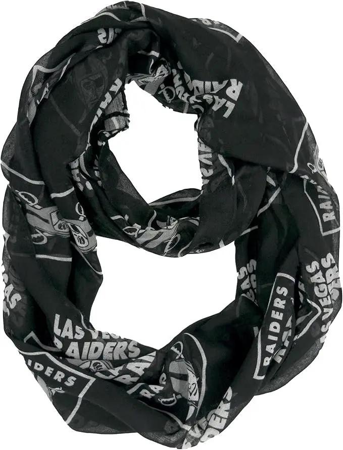 Las Vegas Raiders Scarf Infinity Style LV Design
