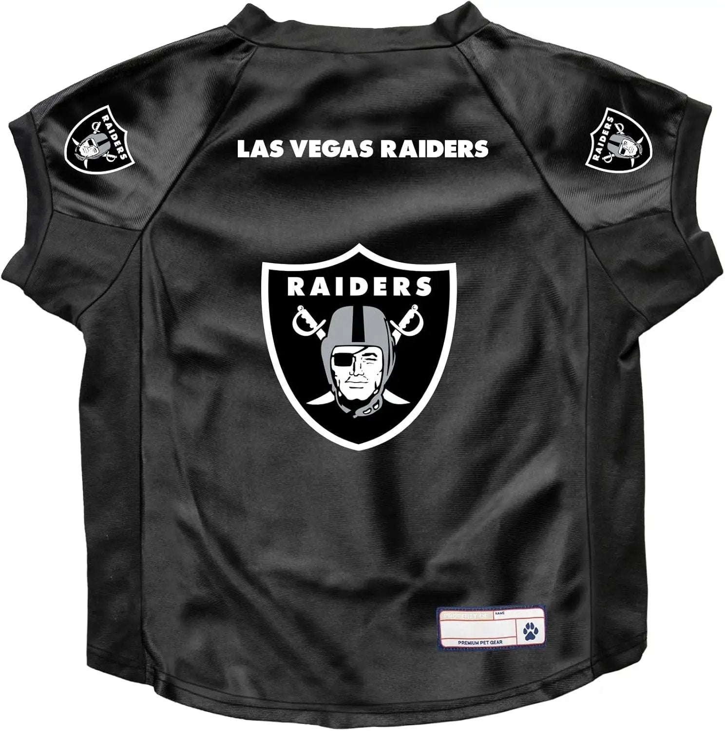 Las Vegas Raiders Pet Jersey Stretch Size Big Dog Alternate