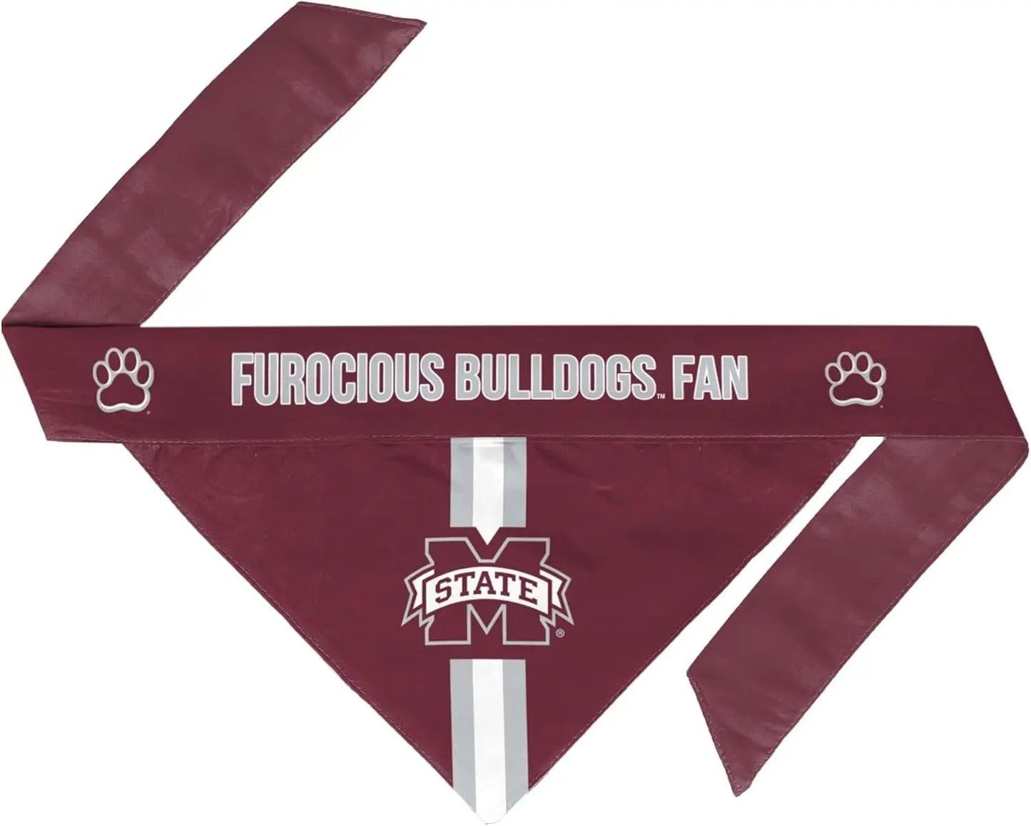 Mississippi State Bulldogs Pet Bandanna Size S
