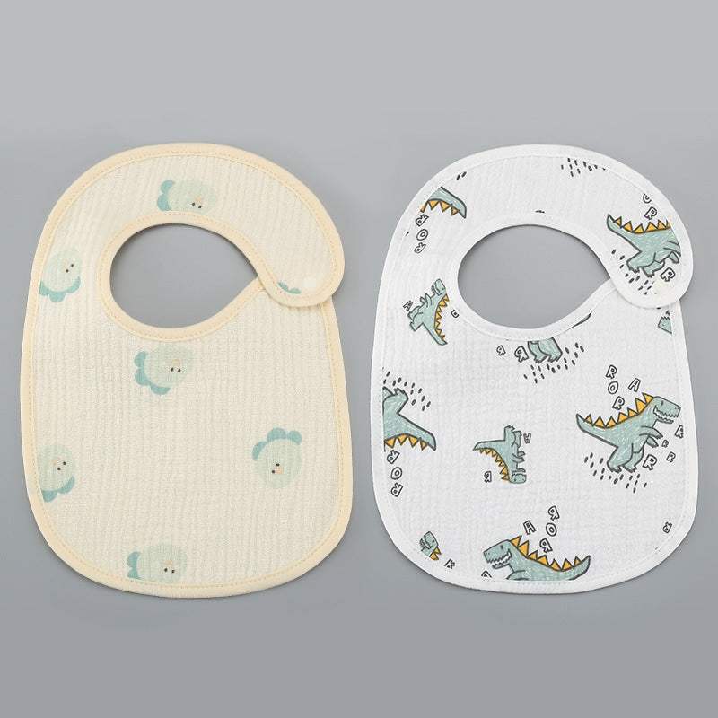 Thin Pure Cotton Waterproof Gauze Bib | Bibs