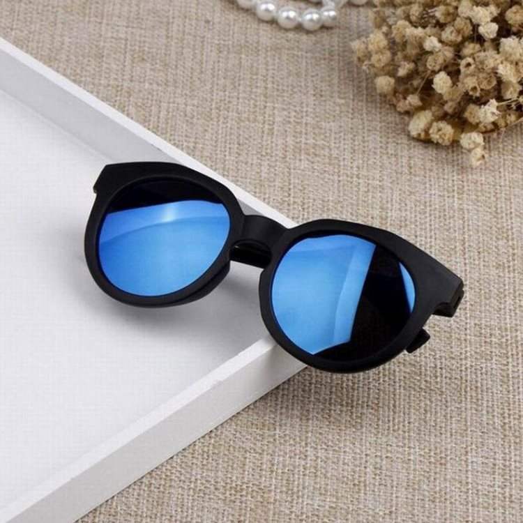 Kids' Round Sunglasses | Black And Colored Frames