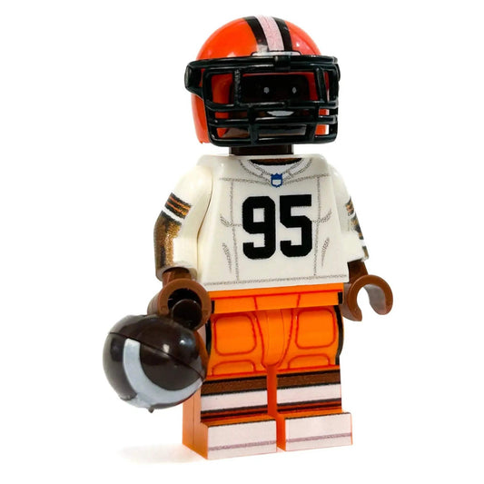 Cleveland Football Minifig With Custom Helmet UV Printed - ToylandEU