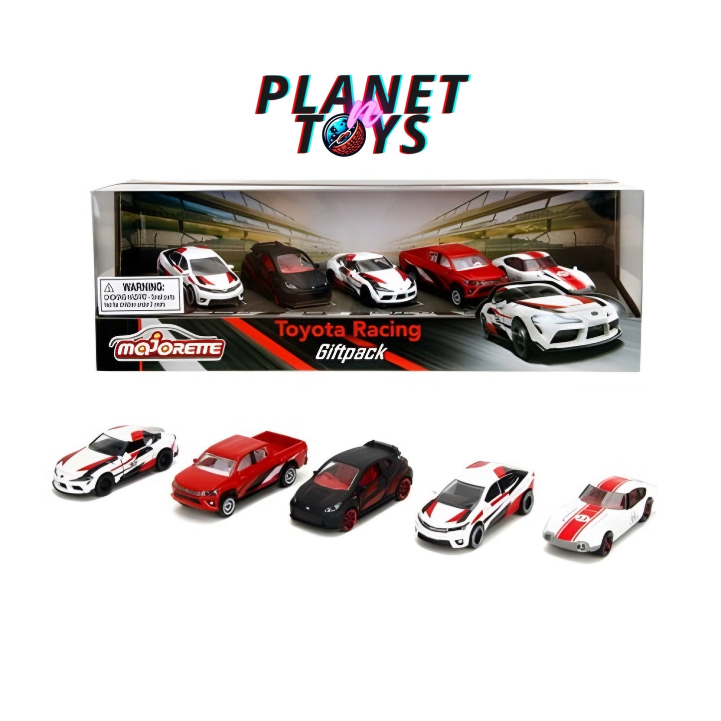 Die-Cast Toy Cars 1-64 Scale 5 Pack Toyota Racing Series