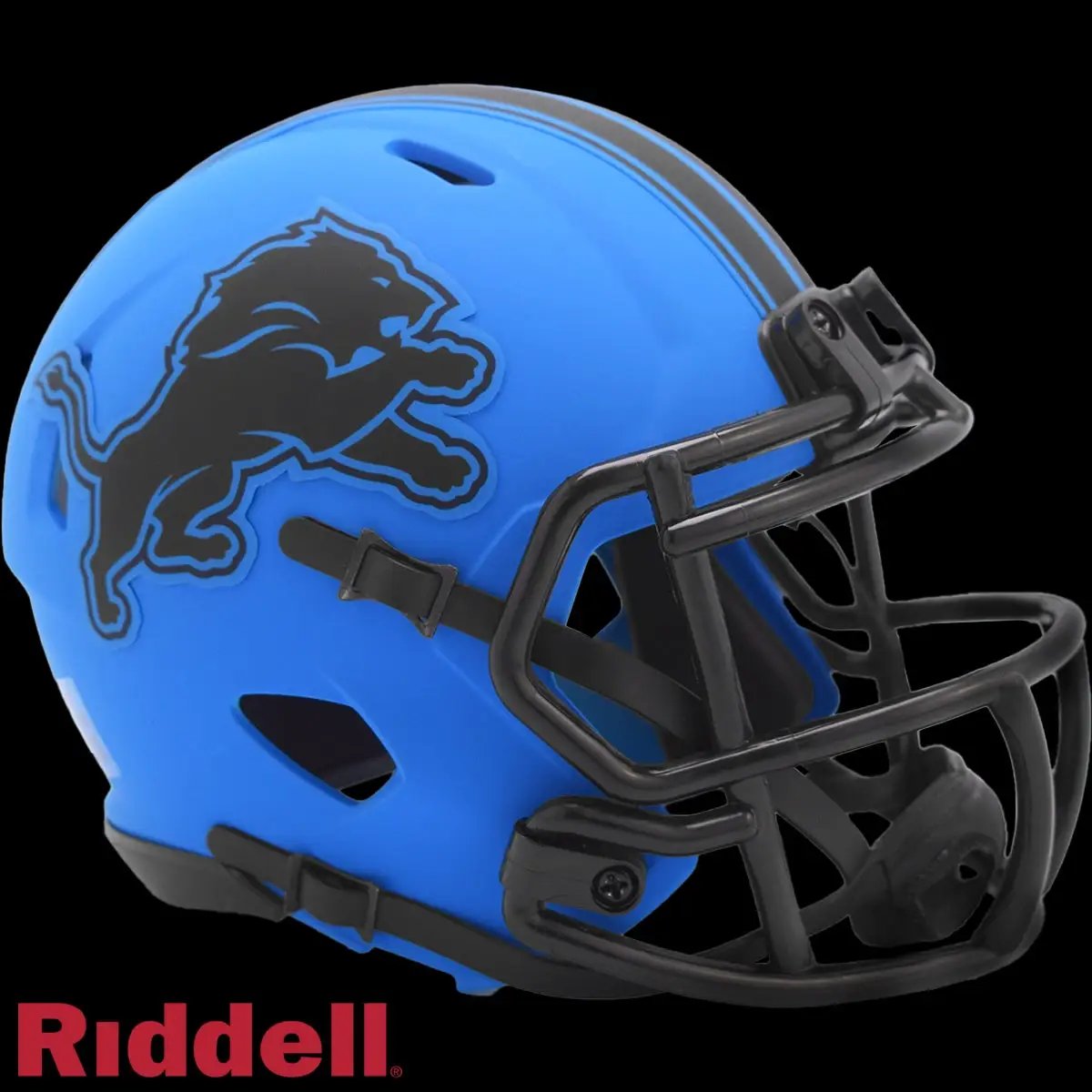 Detroit Lions Helmet Riddell Replica Mini Speed Style Rave Alternate
