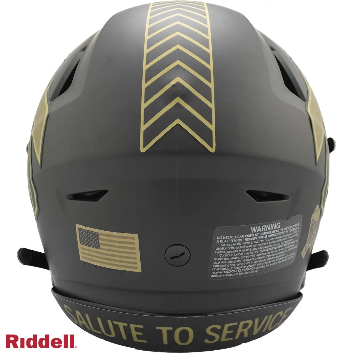 Buffalo Bills Helmet Riddell Authentic Full Size SpeedFlex Style Salute To Service 2025