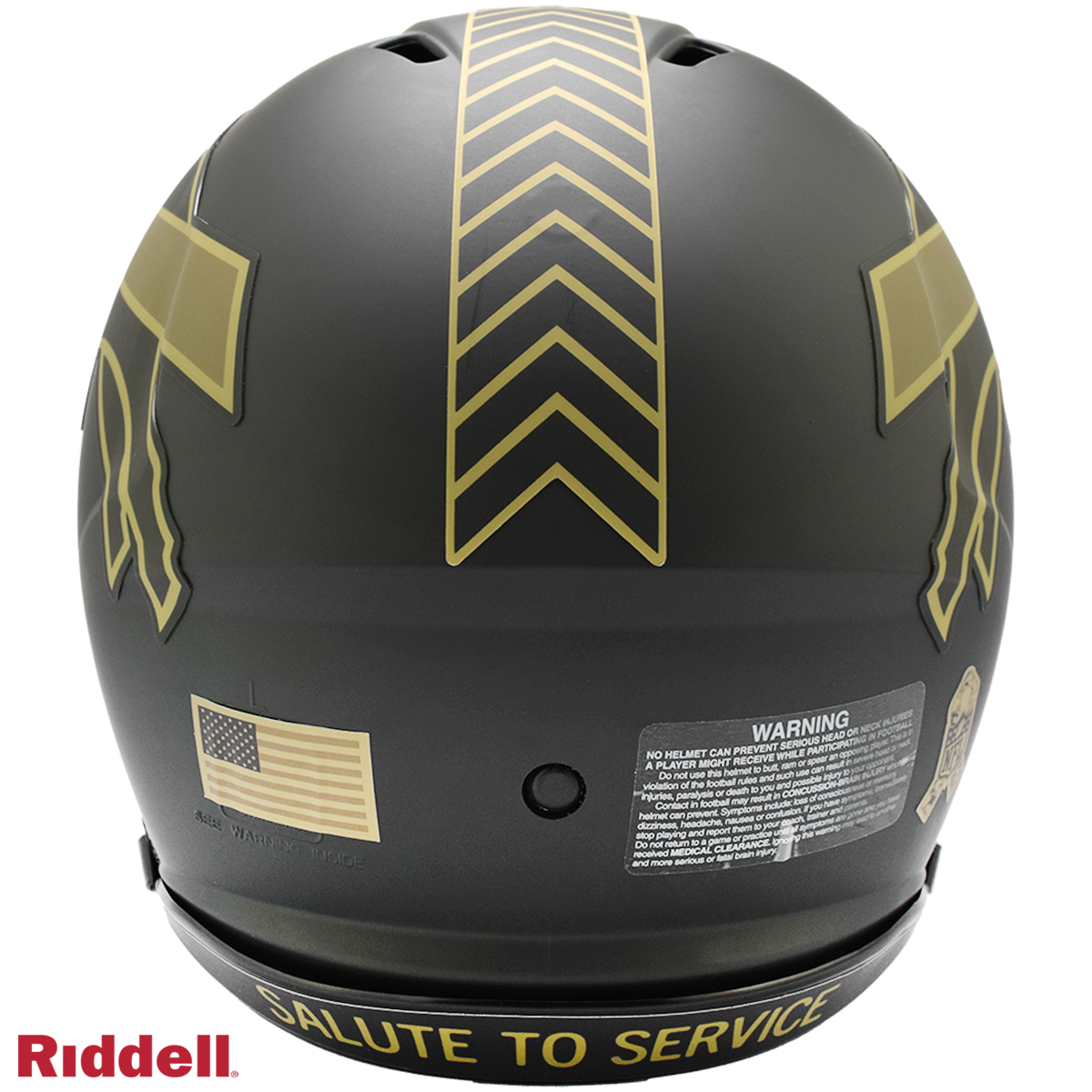 Buffalo Bills Helmet Riddell Authentic Full Size Speed Style Salute To Service 2025