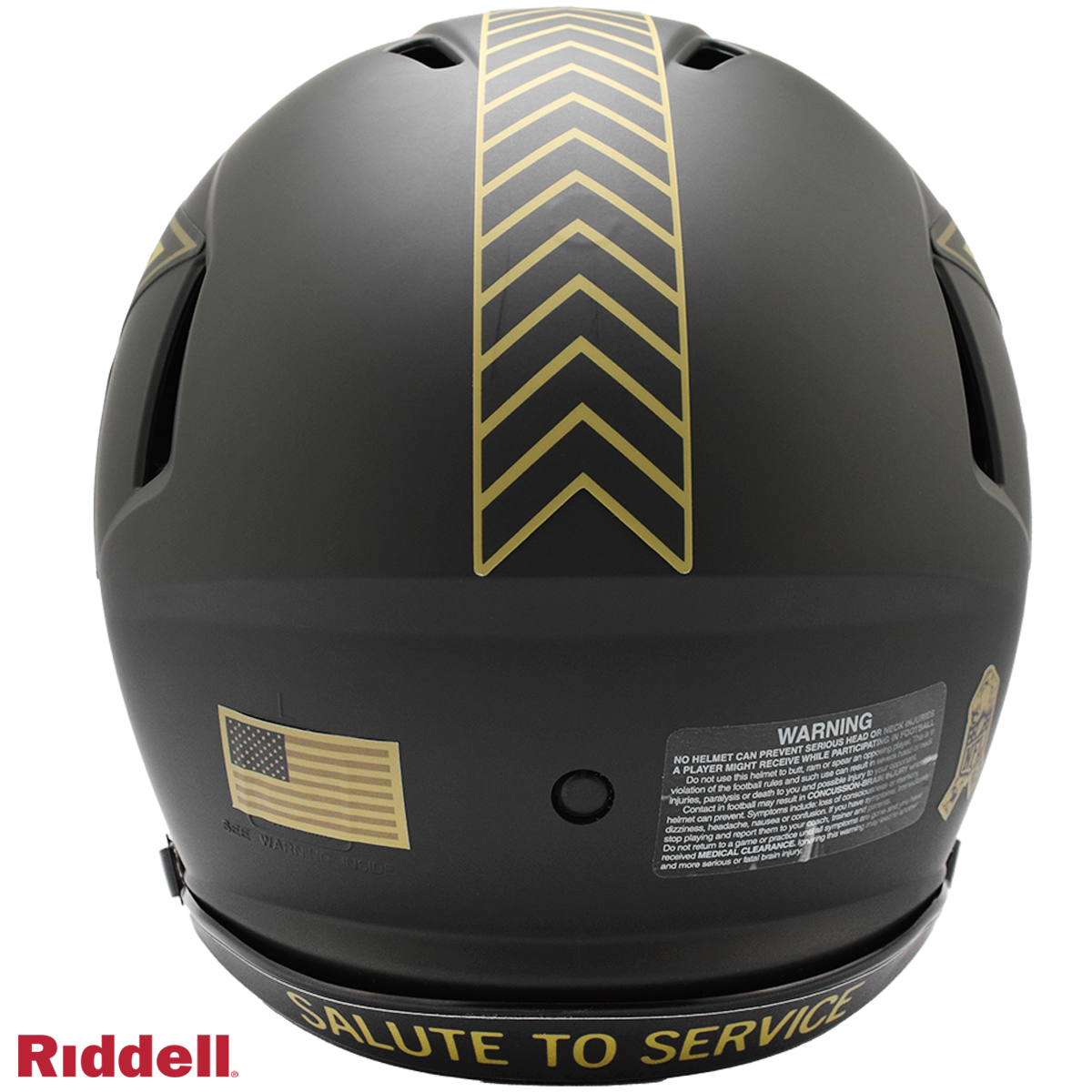 Dallas Cowboys Helmet Riddell Authentic Full Size Speed Style Salute To Service 2025