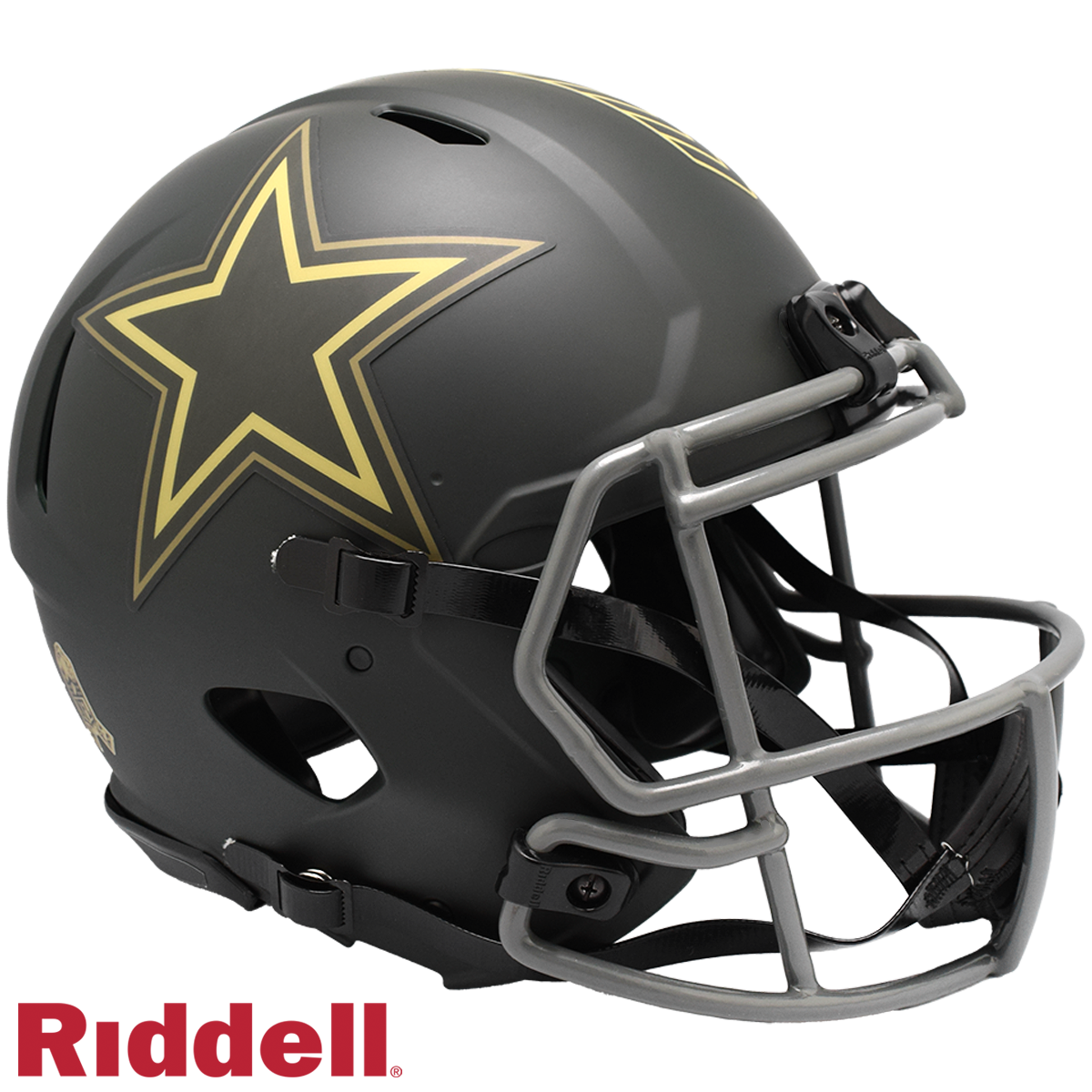 Dallas Cowboys Helmet Riddell Authentic Full Size Speed Style Salute To Service 2025