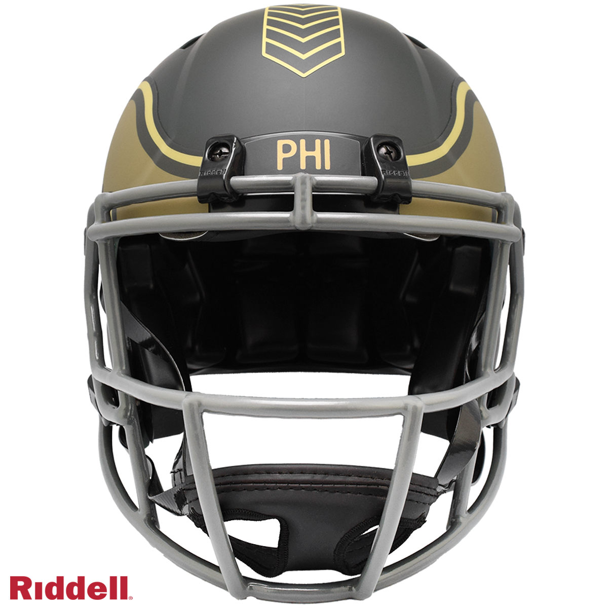 Philadelphia Eagles Helmet Riddell Authentic Full Size Speed Style Salute To Service 2025