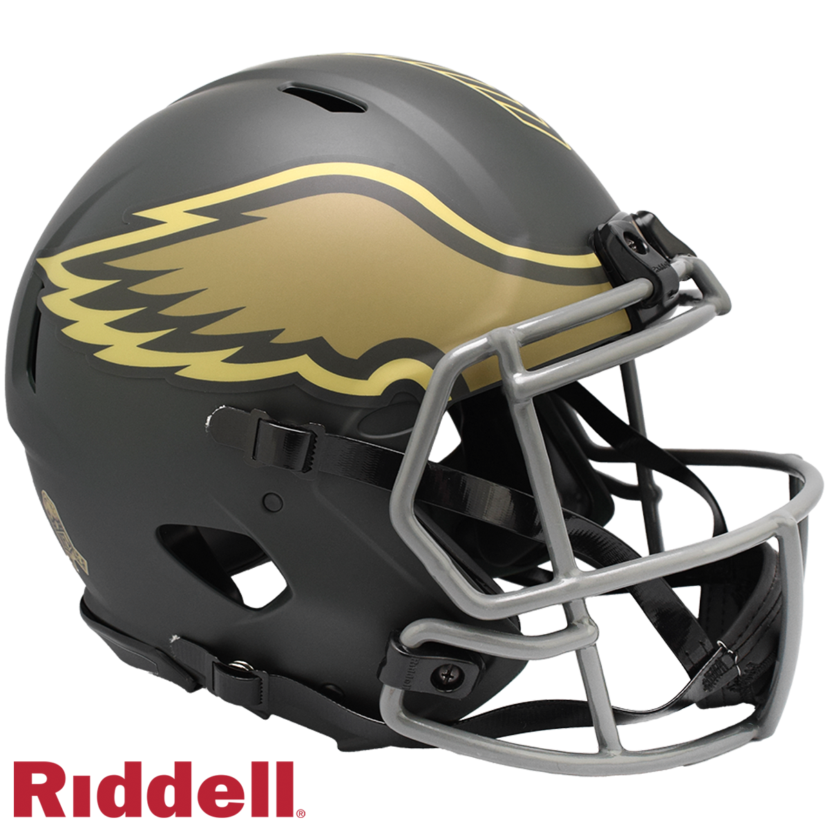 Philadelphia Eagles Helmet Riddell Authentic Full Size Speed Style Salute To Service 2025