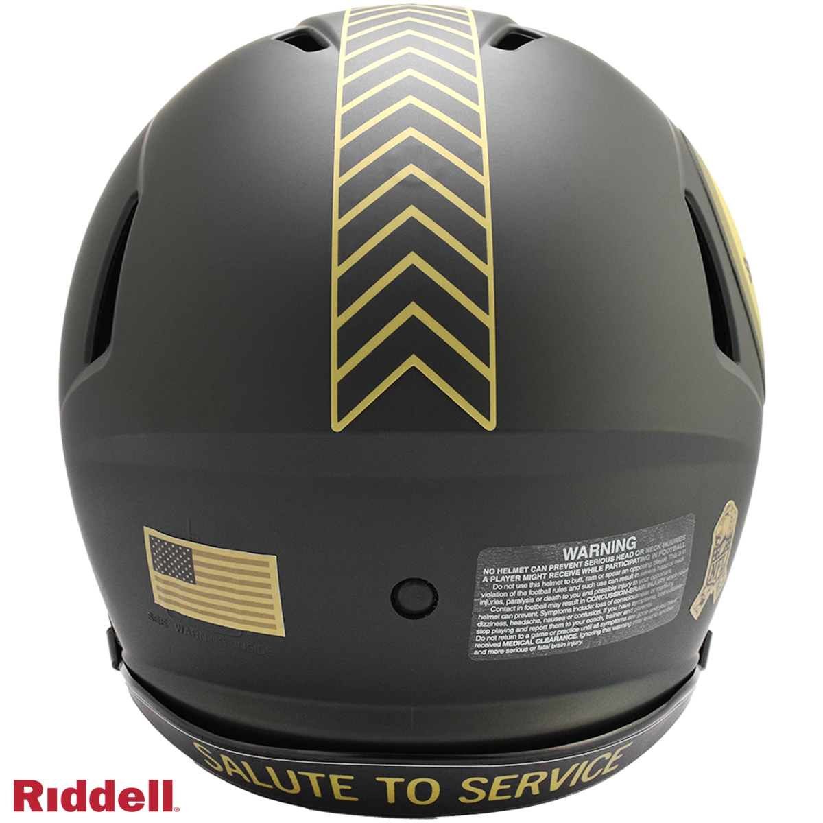 Pittsburgh Steelers Helmet Riddell Authentic Full Size Speed Style Salute To Service 2025