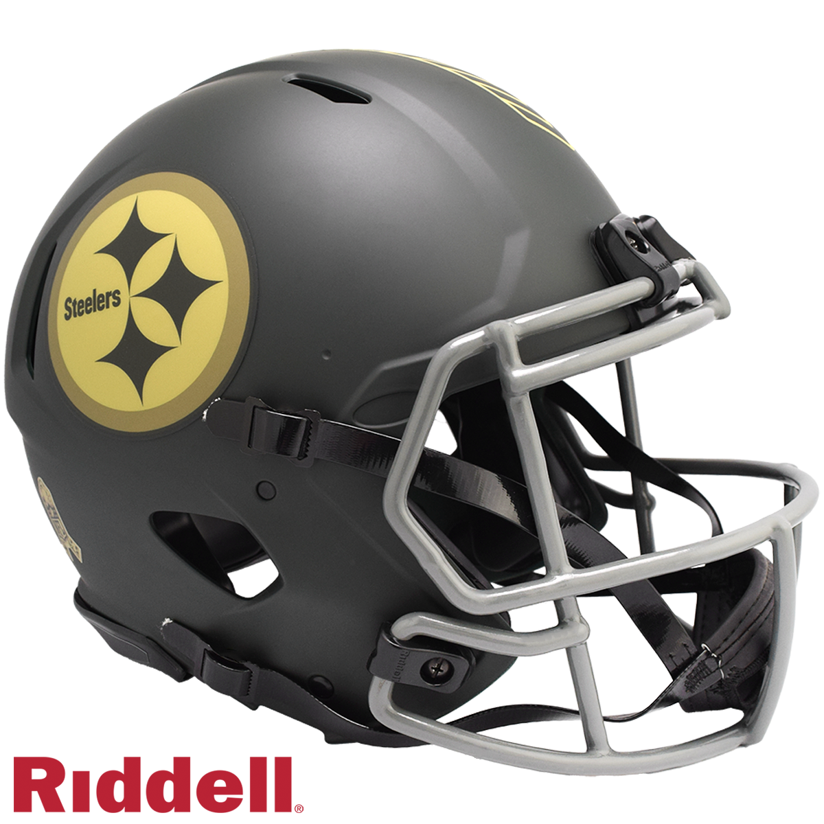 Pittsburgh Steelers Helmet Riddell Authentic Full Size Speed Style Salute To Service 2025