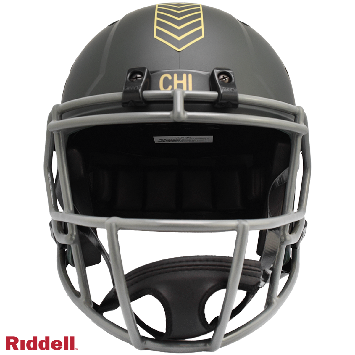 Chicago Bears Helmet Riddell Replica Full Size Speed Style Salute To Service 2025