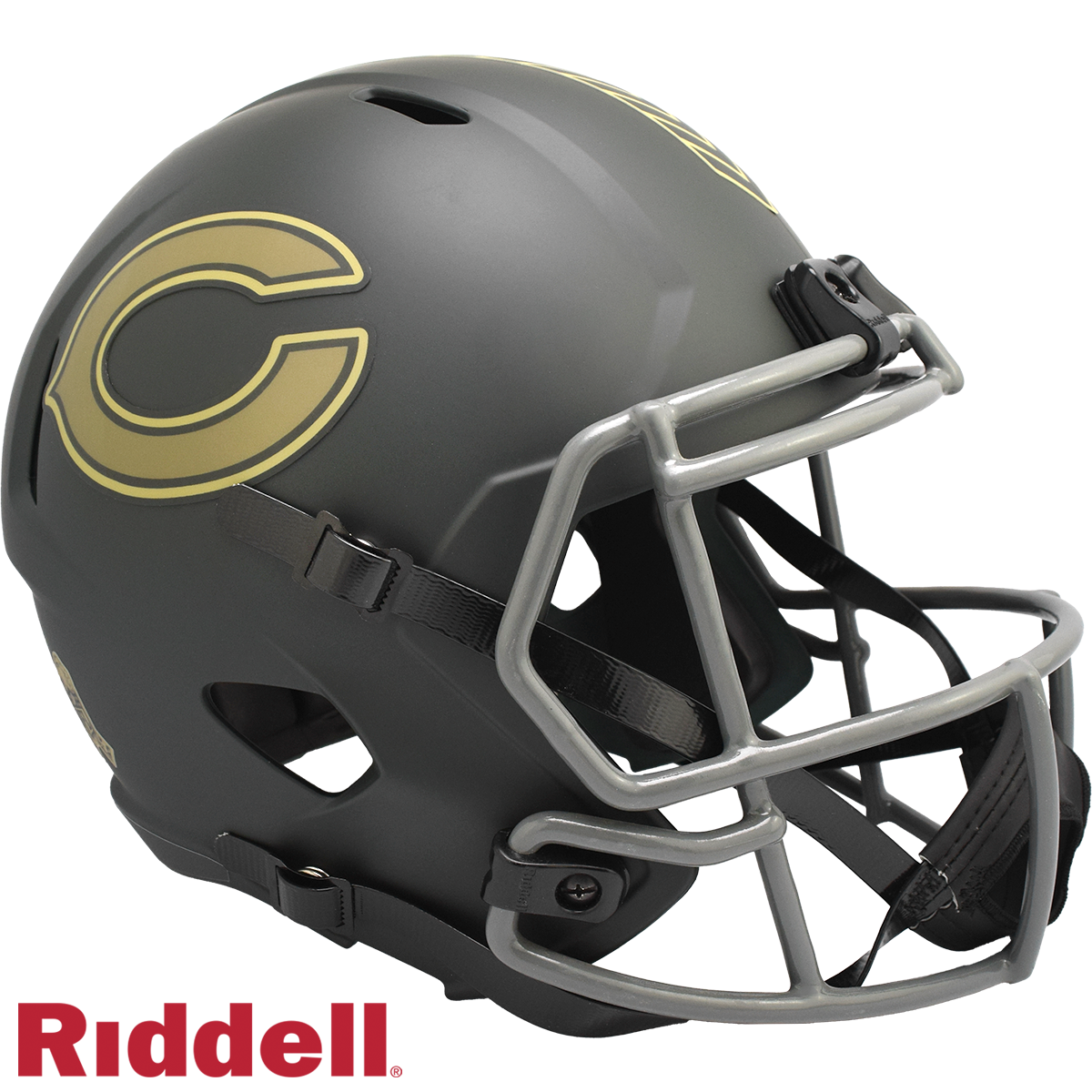 Chicago Bears Helmet Riddell Replica Full Size Speed Style Salute To Service 2025
