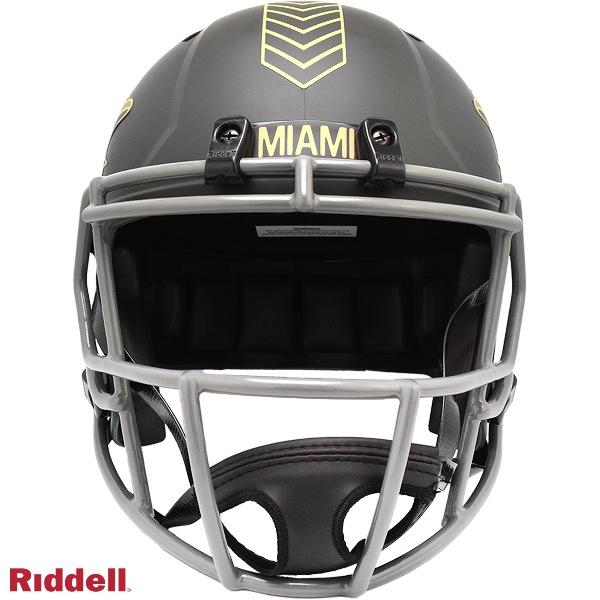 Miami Dolphins Helmet Riddell Replica Full Size Speed Style Salute To Service 2025