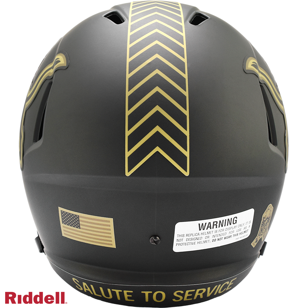 Detroit Lions Helmet Riddell Replica Full Size Speed Style Salute To Service 2025