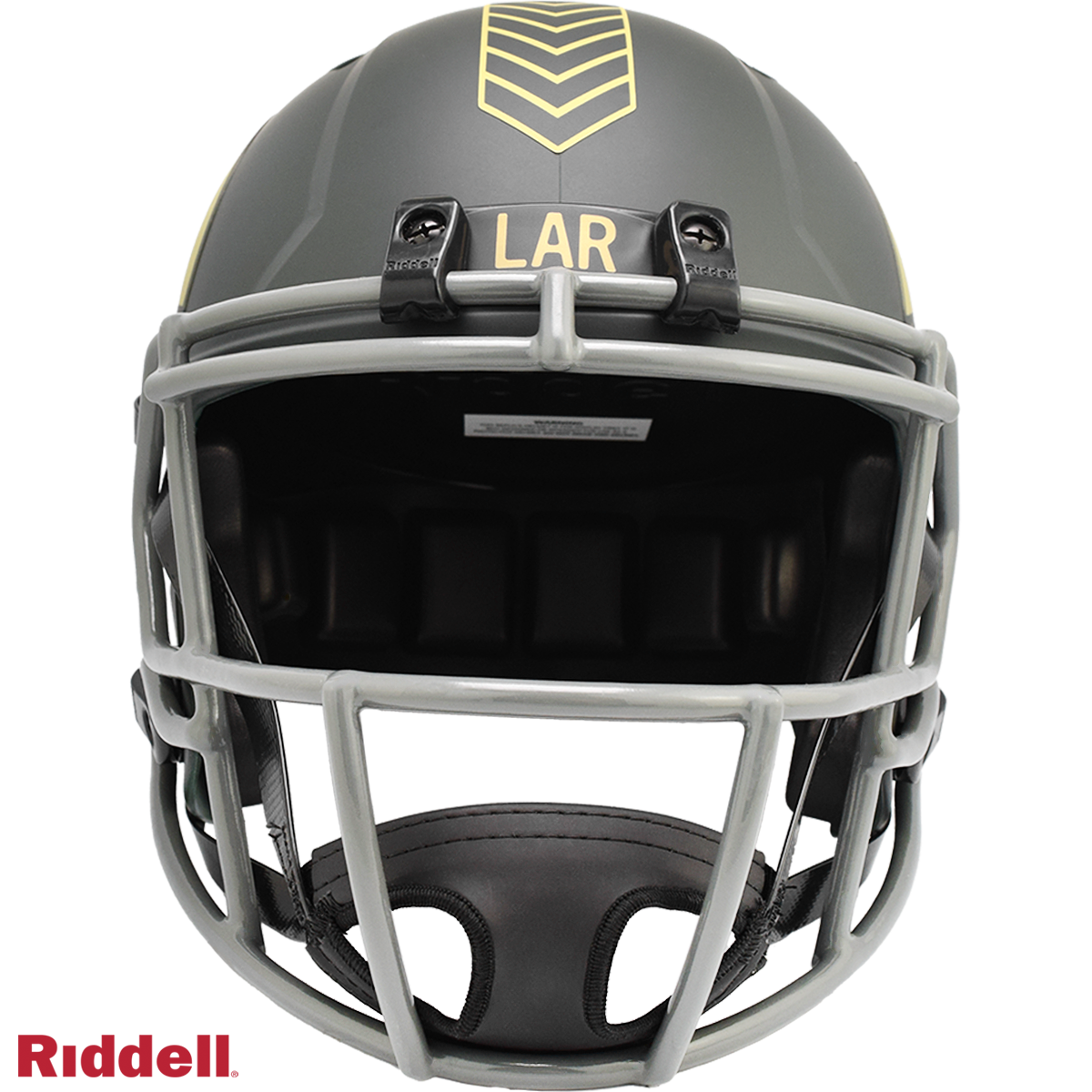 Los Angeles Rams Helmet Riddell Replica Full Size Speed Style Salute To Service 2025