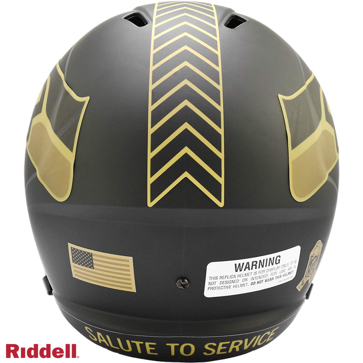 Seattle Seahawks Helmet Riddell Replica Full Size Speed Style Salute To Service 2025